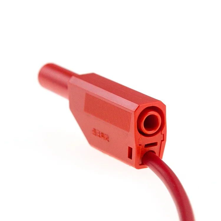 CXSDDZ-S414 Shrouded stackable 4mm safety banana plug test leads