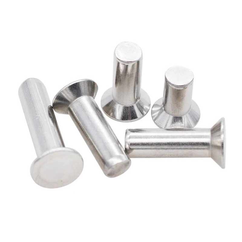 Factory Price Rivets Aluminium Stainless Steel Semi Tubular Rivets  Solid  Handle Knock Rivet