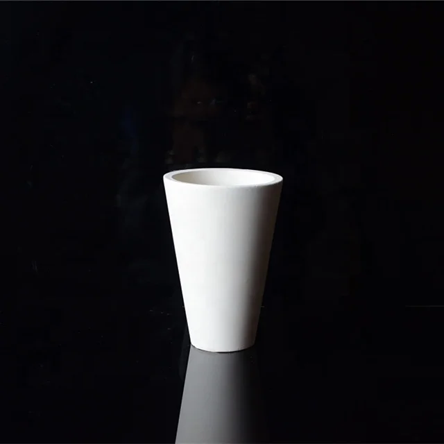 Fire assay crucible for fire assaying gold