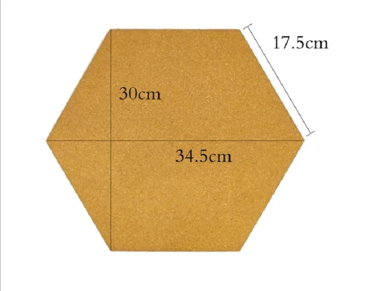 
Premium Hexagon Cork Photo Board Frameless Hexagon Cork Notice Board Self Adhesive Cork Notice Board 
