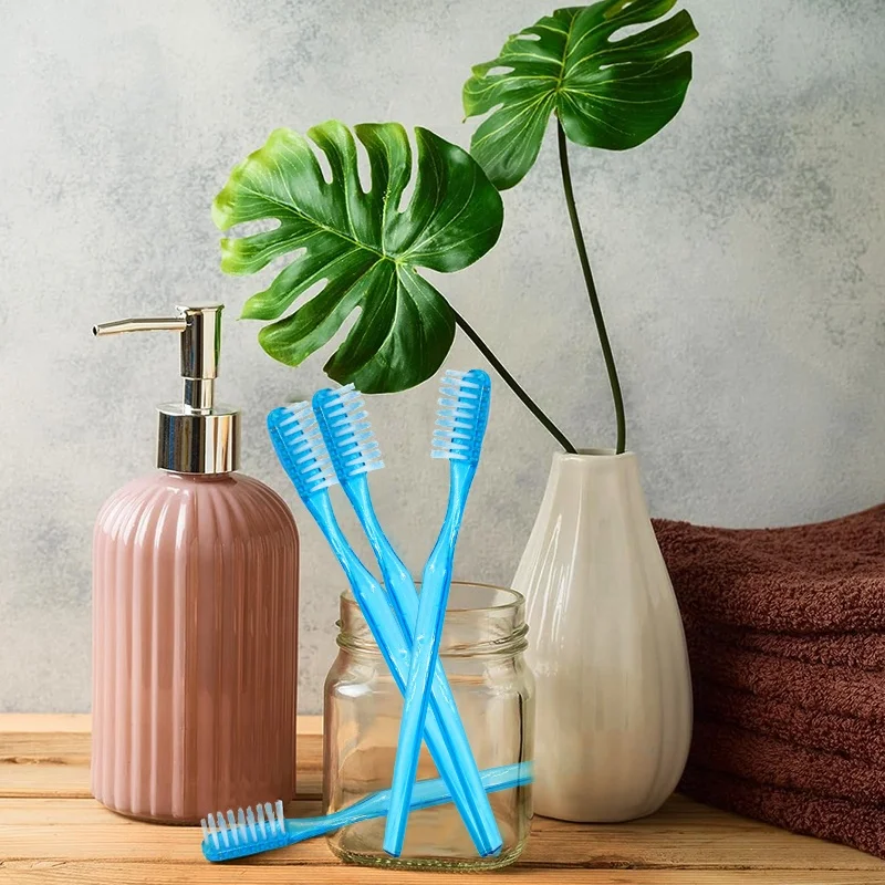 MESURE Disposable Travel Use Cheap Teeth Brush OEM&ODM 5 Star Hotel Supplier Toothpaste Inside The Toothbrush