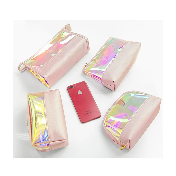 TPU Cosmetic Bag Custom Logo Water Resistant Large Travel Makeup Bag Women Travel Carrying Water-proof Toiletry Bag