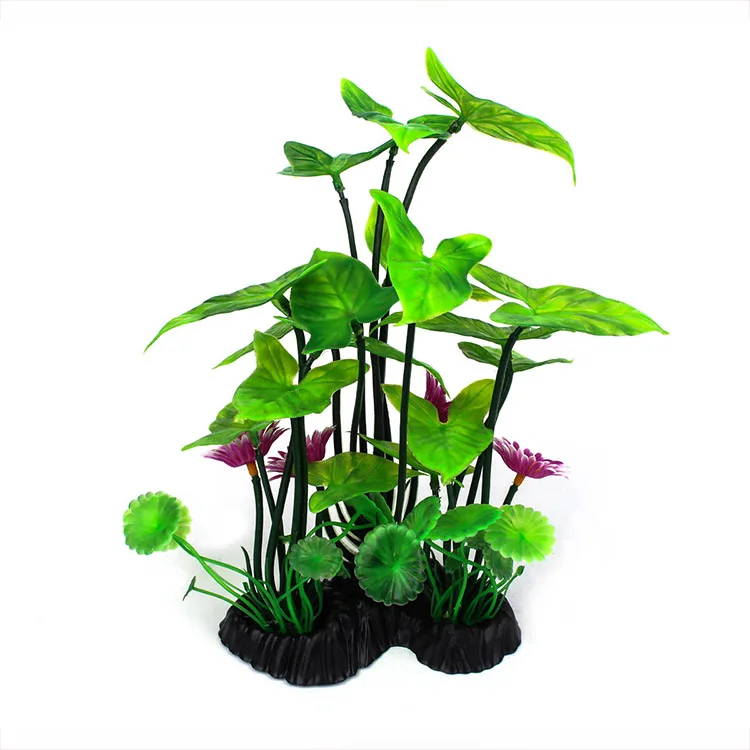 Aquarium Ornament Decorations H30cm Artificial Plastic Plant Fish Tank Accessories