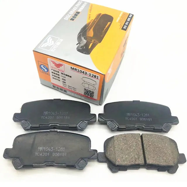 Hot sale long-lasting car brake pad rear break pad for Honda Pilot Odyssey Acura MDX ZDX good quality brake pads D1281