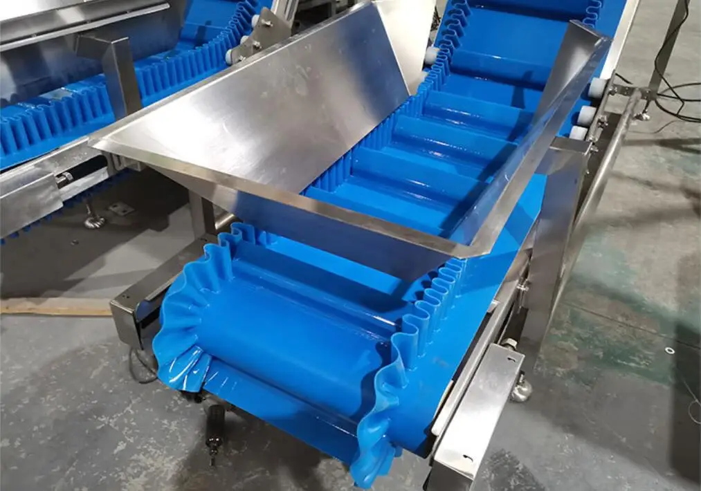 Powered sidewall belt conveyor, Z type inclined belt conveyor system