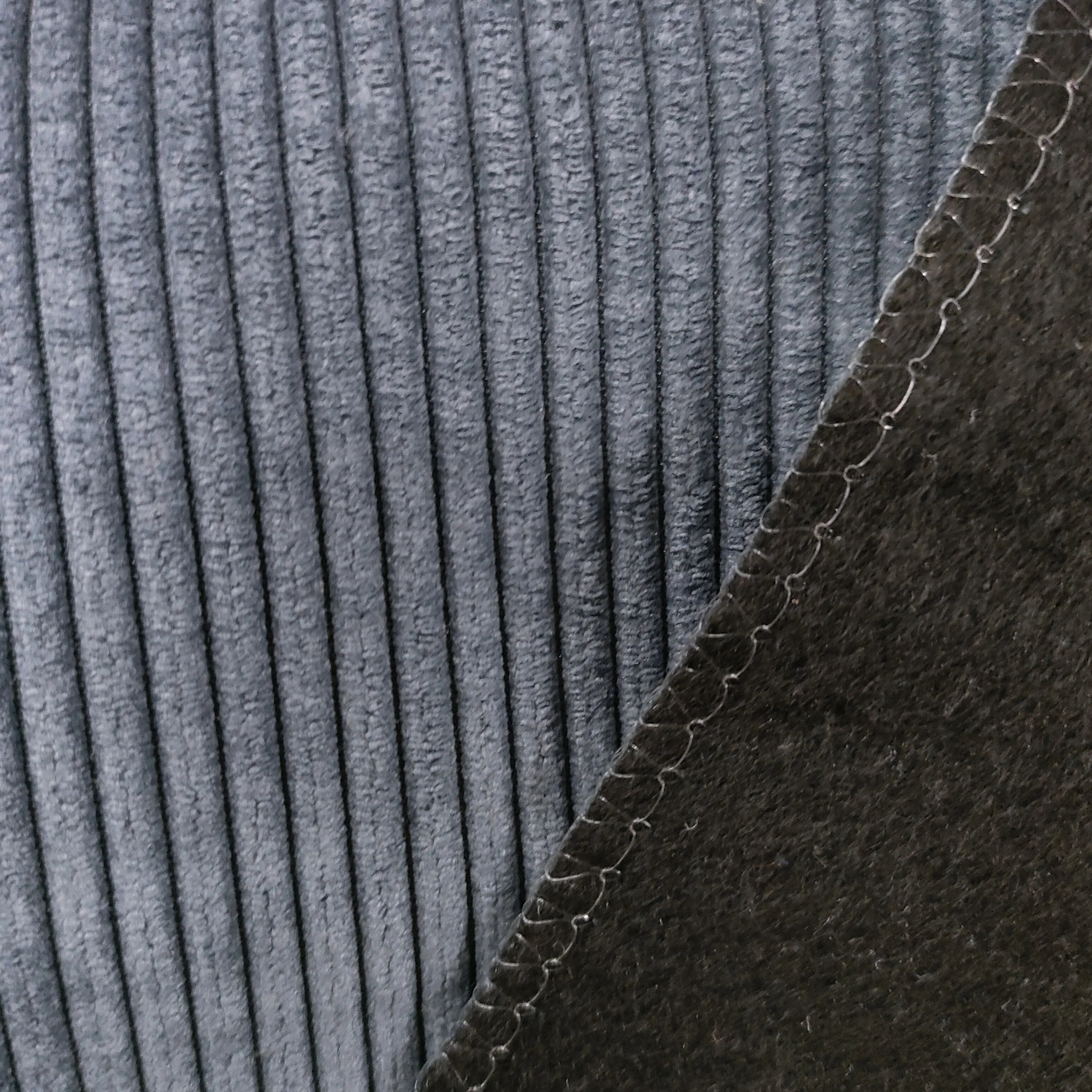 Manufacture High Quality Wrinkle Resistant 100% Polyester Stripe Velvet Fabric Corduroy Sofa Fabrics