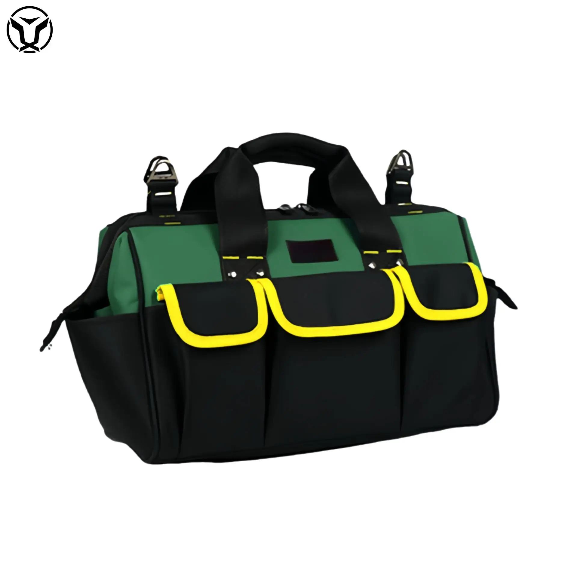 YUTUO 20Inch 20' Adjustable Shoulder Strap Heavy Duty Organizer Storage Tool Bag with Large Zipper for Mechanic HVAC Engineer