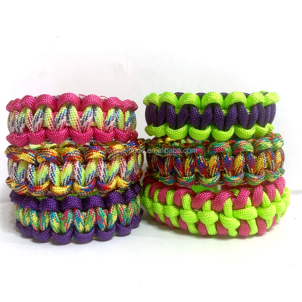 2022 New Arriving Design Men Women Lovers Survival Bracelet Paracord Bracelet with Buckle