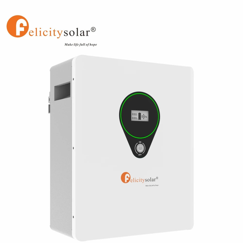 Felicity Solar 24V 100AH  lifepo4 battery lithium iron phosphate solar backup battery for solar energy system