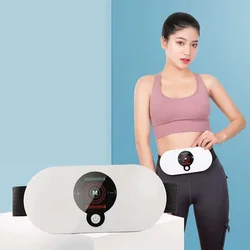 Electric heat body slimming belt massage vibrator stomach massagers stimulation