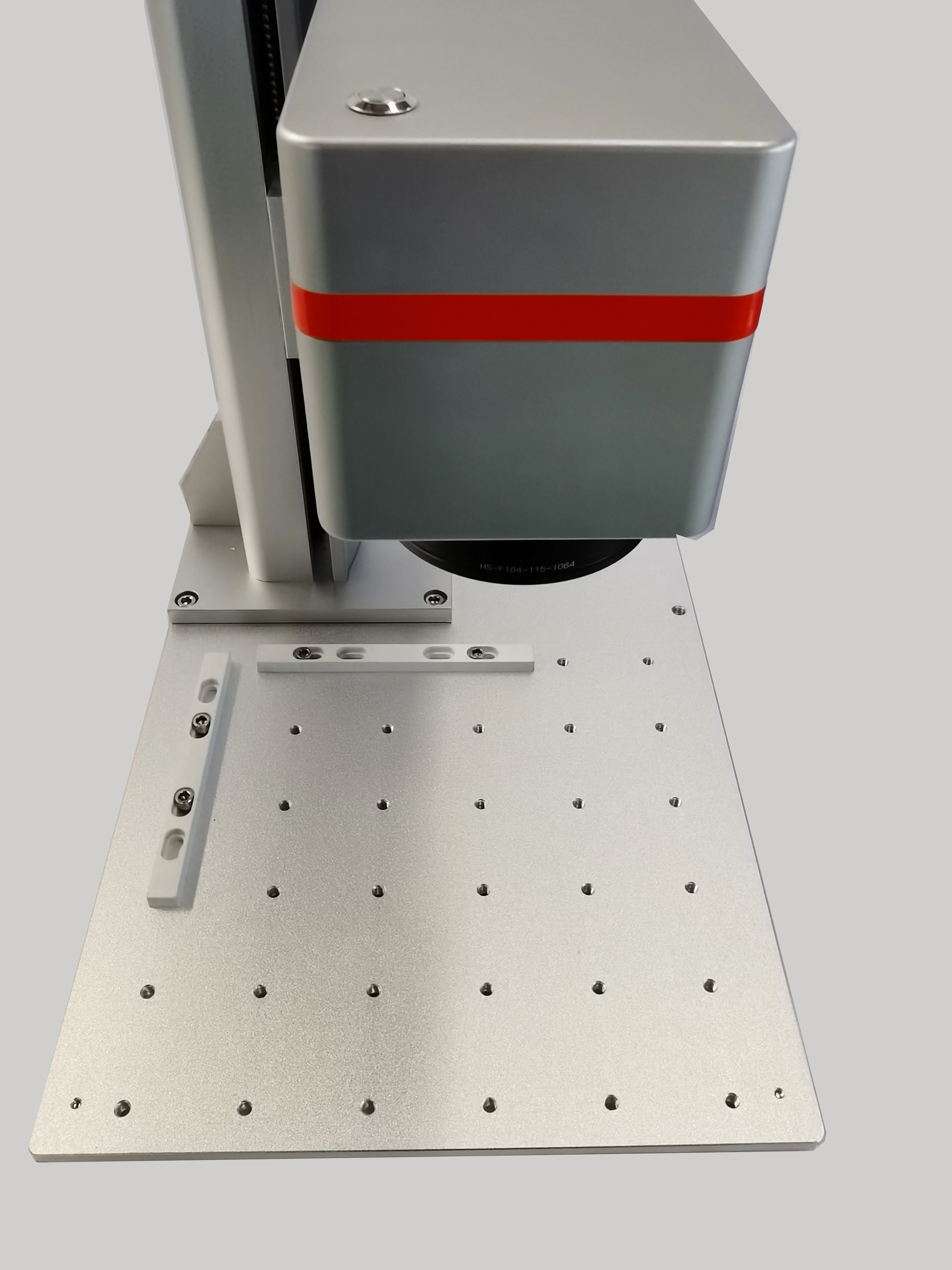 20w 30w 50w 100w split shape fiber laser marking machine work on metal material