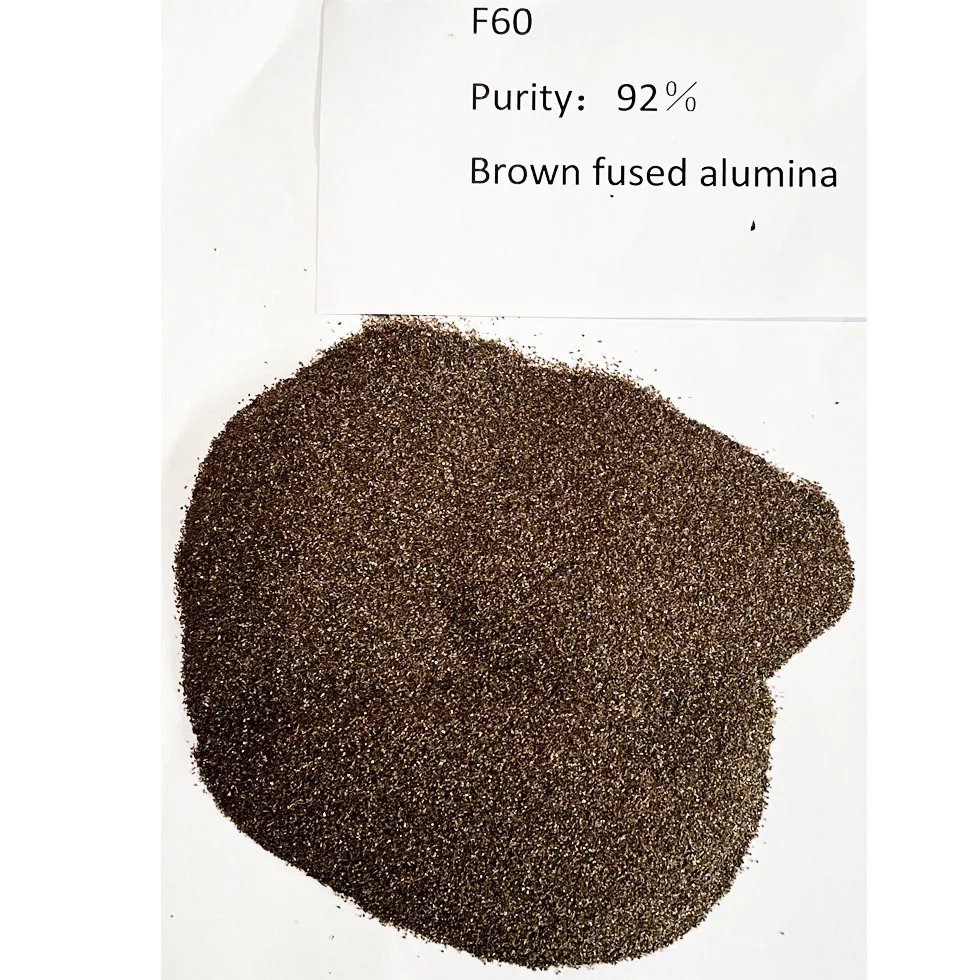 Sand blasting brown corundum mineral alumina molten alumina brown abrasive sand