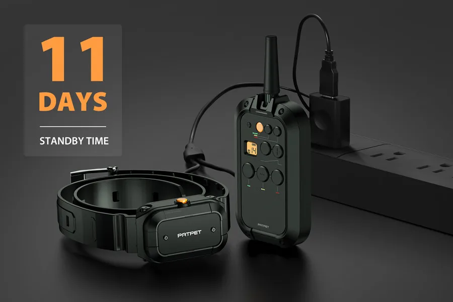 PATPET Dog Training Collar Professional Training Electric Shock Bee Tie Remote Control Pet Training Behavior Products