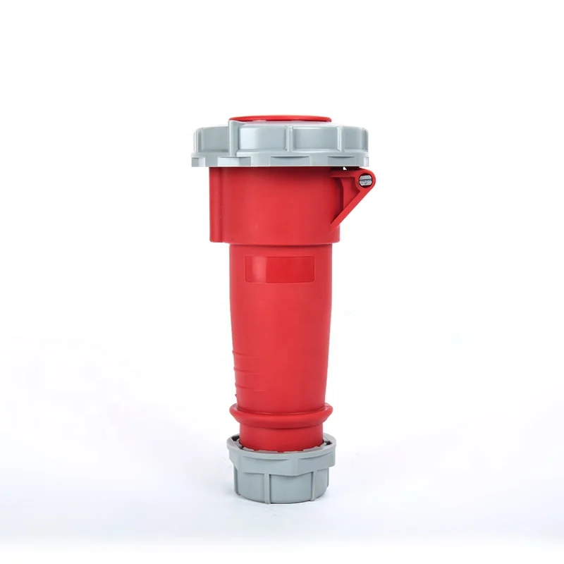 Heavy Duty IP67 Waterproof 440V 3P+E 4 Pin 32A Industrial Reefer Container Electrical Plug Socket