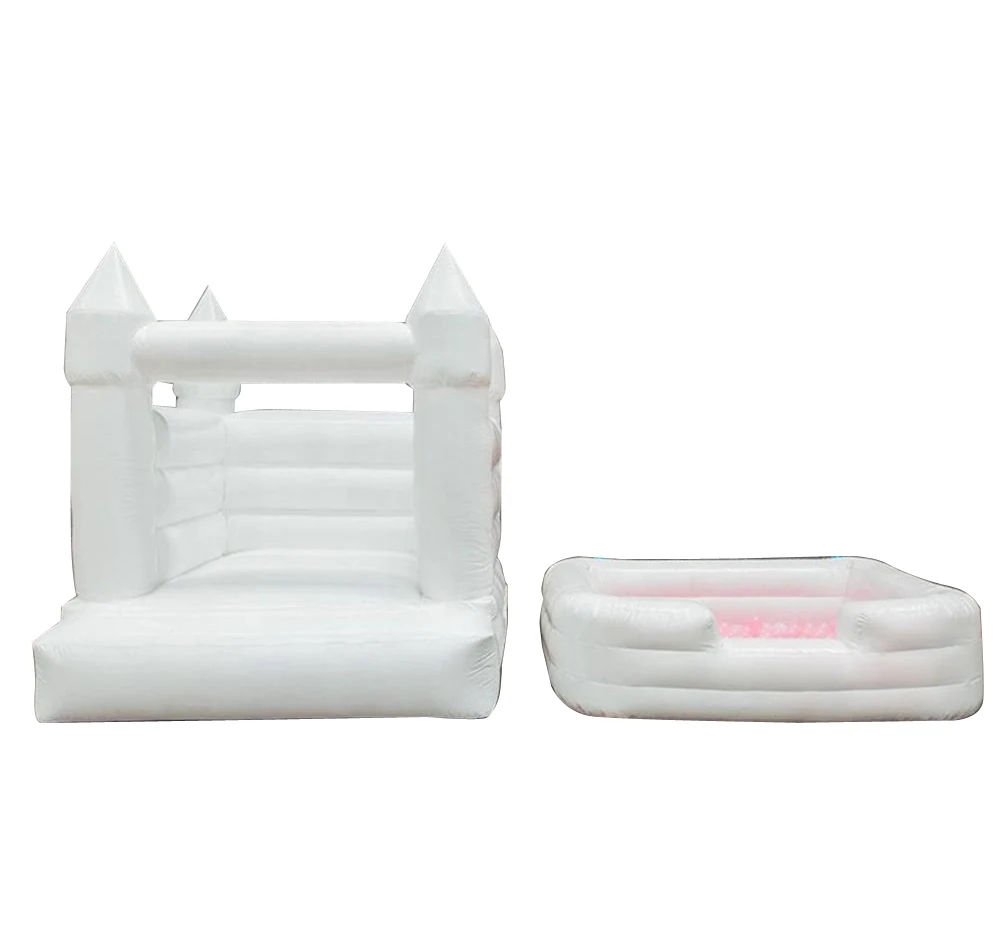 Inflatable bouncy castle wedding bounce house with Kids Ball Pit Baby Balls Pool Foam  for Birthday