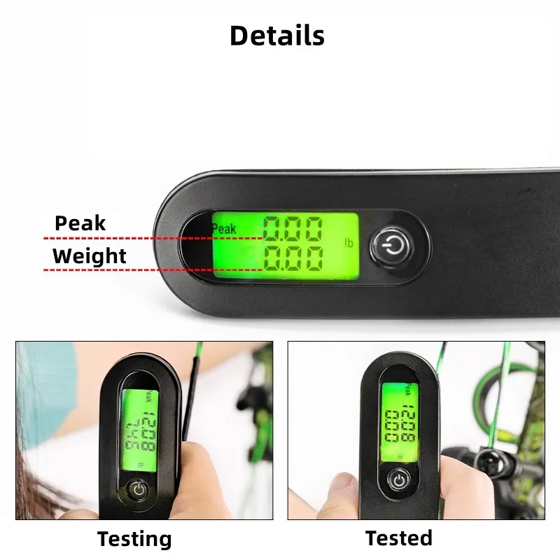 Portable Hunting Products Archery Test Too Bow and Arrow Hunting Measuring Digital Bow Scale Archery Accessories