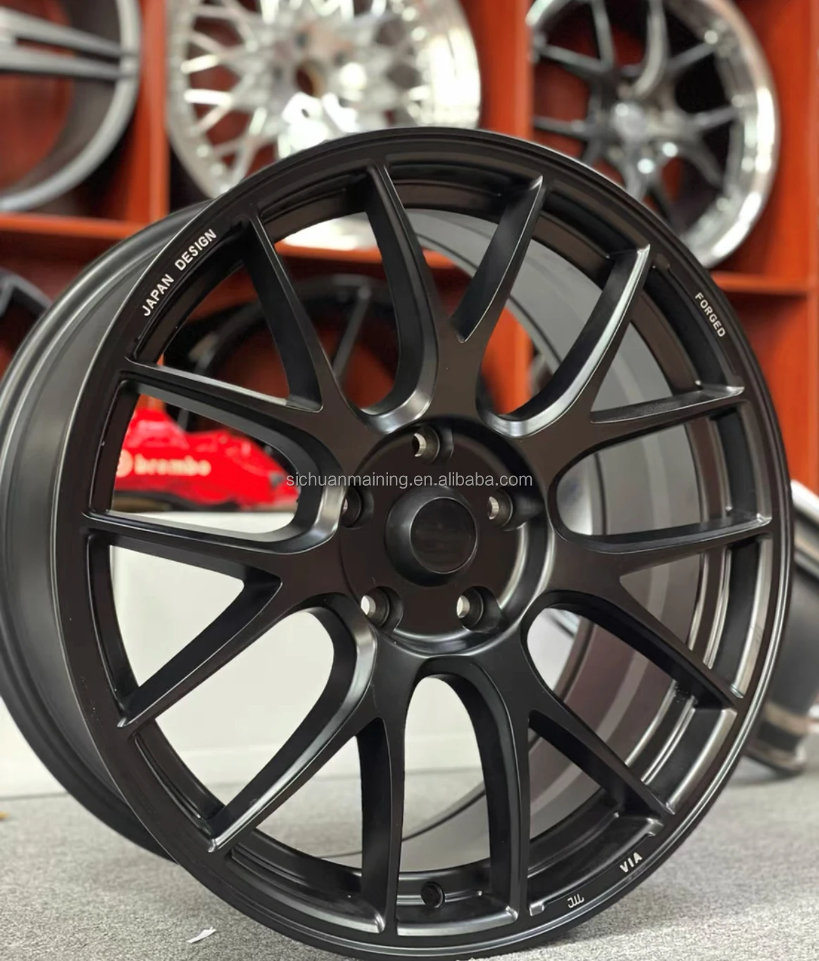 Passenger Car Wheels 18x8J ET35 5x112 5x114.3 Wheels Fits For Toyota Honda Civic Toyota Camry Volkswagen Wheels