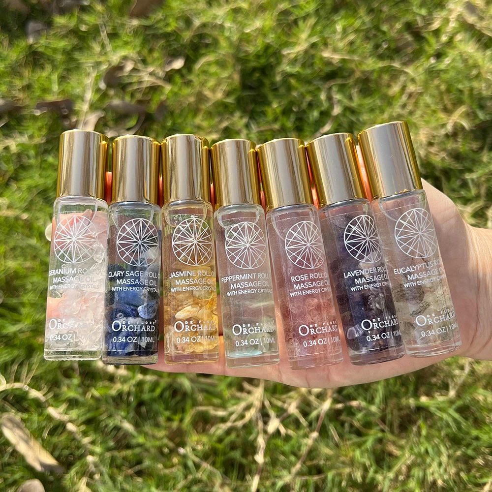 2024 New Private High Quality Pure Natural Extract Massage Essential Oil Soothe Body Peppermint Eucalyptus Roll On Massage Oil