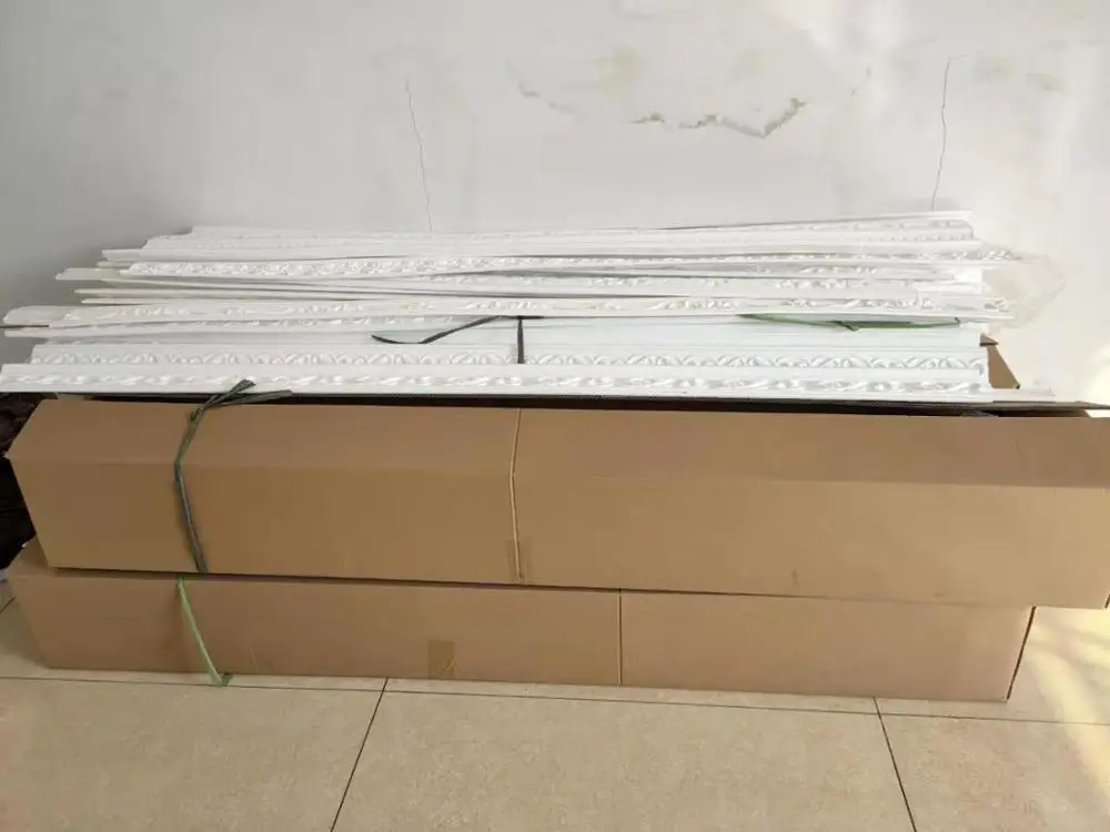 EPS Styrofoam Foam Building Celling Decoration Cornice Expanded Polystyrene Foam House Inner Decorative White Foam
