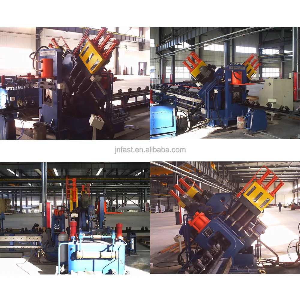Jinan FAST Efficient CNC Angle Drilling And Marking Machine For Iron Tower Industry Model JX2532 Exported To Russia