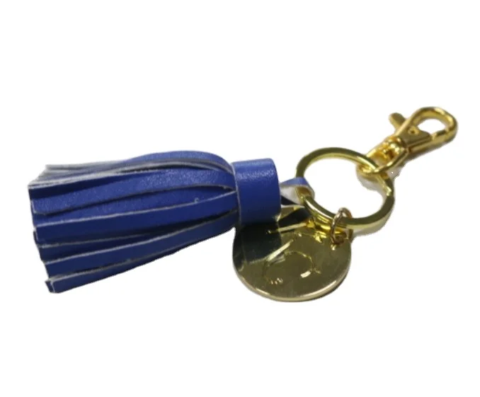 Wholesale keychain leather fringe bulk leather tassel keychain