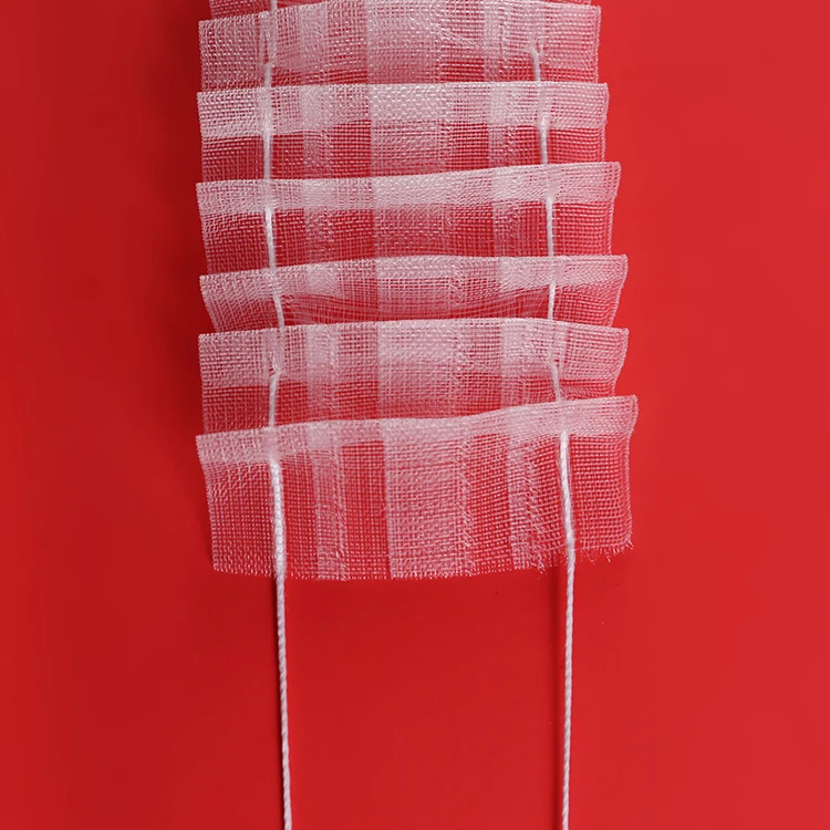 Hot sell assurance colorful durable and accessories in china ruffle curtain pleater tape