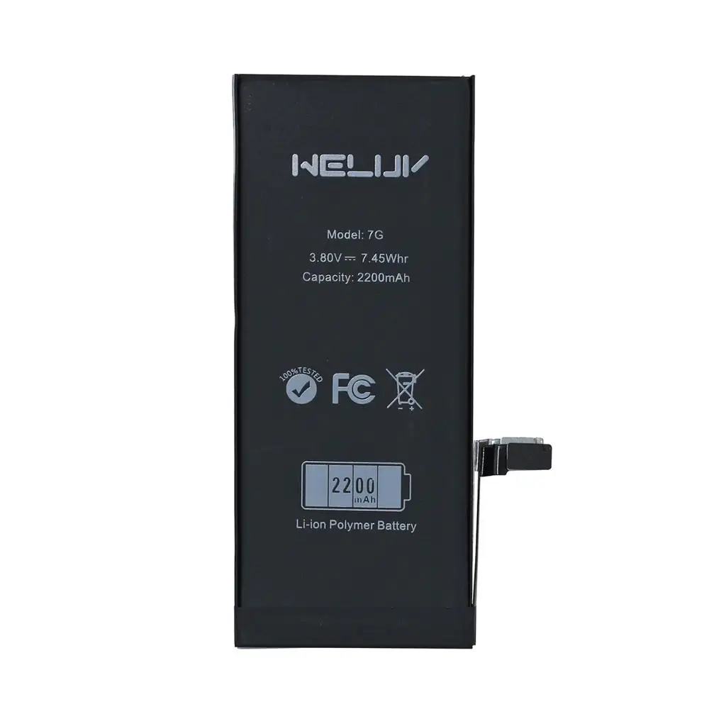  WELUV фабрика OEM 2200mAh 0 цикл оригинальный Высокое качество батарея сотового телефона для iPhone 7 Замена