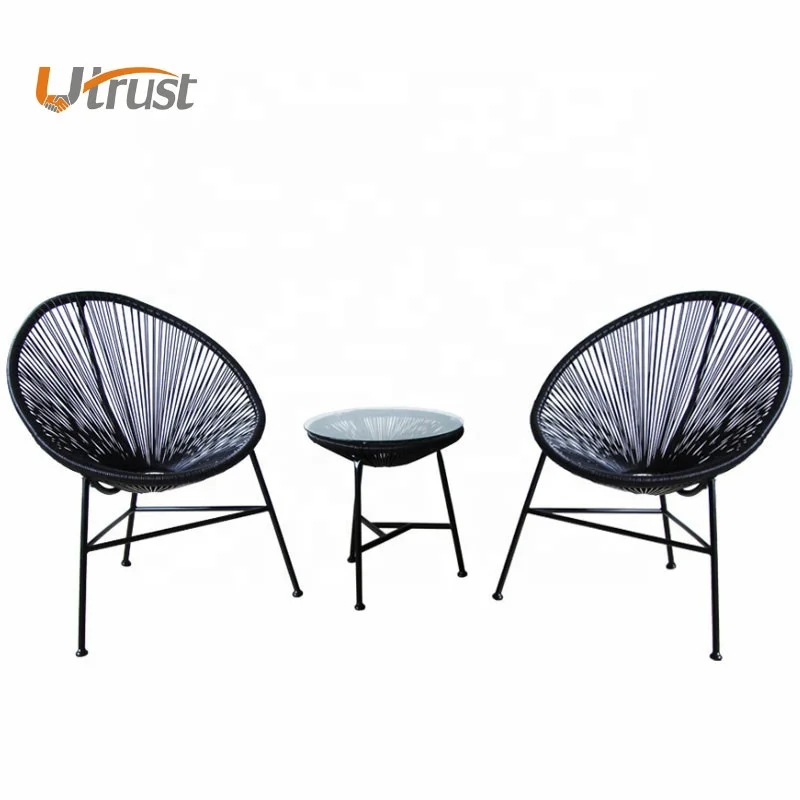 Распродажа современный садовый обеденный стол и стулья из ротанга набор уличный ротанговый