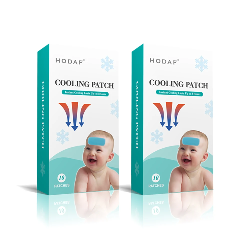 Fever cooling gel patch with adhesive for baby/Summer hot sale fever patch cooling patch