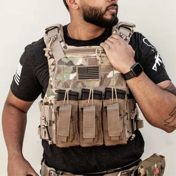 Premium BSCI Factory Hunting Outdoor Training Tactical Vest Padding 1000D Molle Quick Release 4xl Tactical Vest