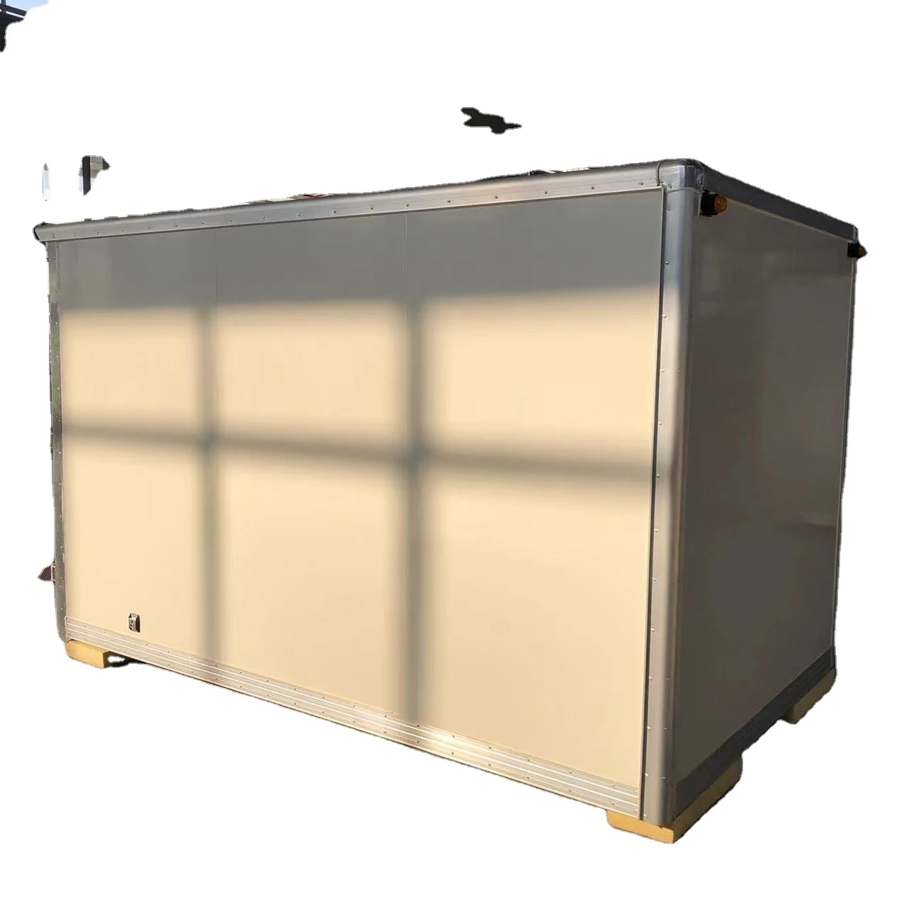 INew Cheaper Truck Body Coated Steel Color Steel Metal Frame Ckd Dry Cargo Truck Body Truck Box With Ppgi Color Steel