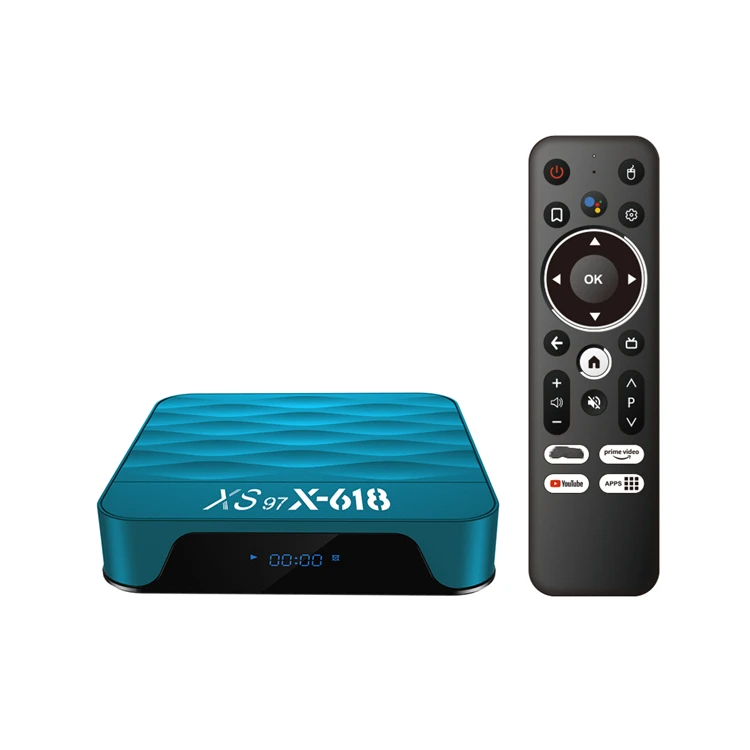 2025 новейший смарт-ТВ-приставка Android 12 TVbox XS97 X-618 Allwinner H618 двойной Wi-Fi 4 ГБ 32 Четырехъядерный К приставка ТВ-приставка