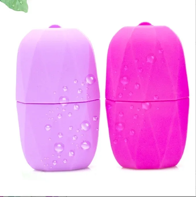 Silicone Mold Custom Logo Massage Ice Face Roller Silicone Facial Cube For Face Neck Skin Care Reusable Ice Mold