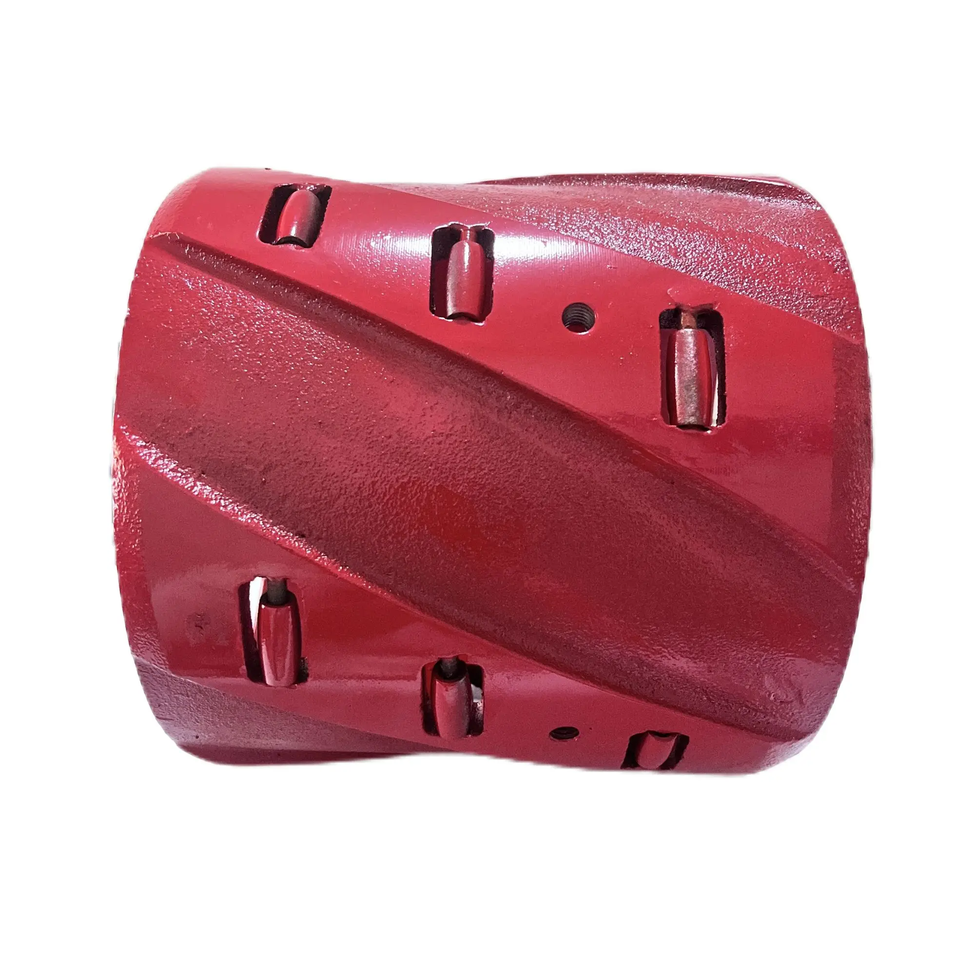 China Oilfield Drilling Spiral Vane Steel Solid Rigid Roller Centralizer