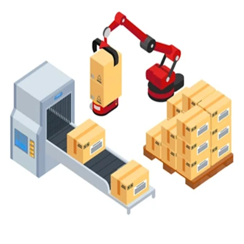 Shanghai Wan shen supplier carton box automatic palletizer Robot