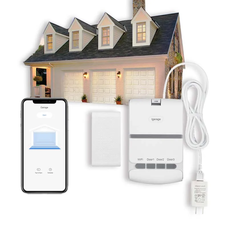 SIGMAWIT Tuya умный беспроводной Wi-Fi Открыватель для гаражных дверей, контроллер для раздвижных ворот, Alexa Echo Google Home, голосовое управление, 3 двери