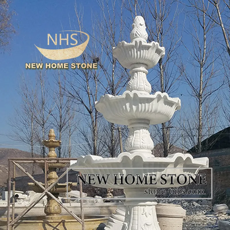 Marble rain water fall luxury garden water fountain fontaine water fountains indoor customized fountain