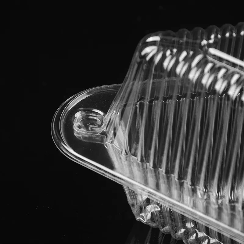 Good grade plastic cheesecake container clear caja de plastico para postres