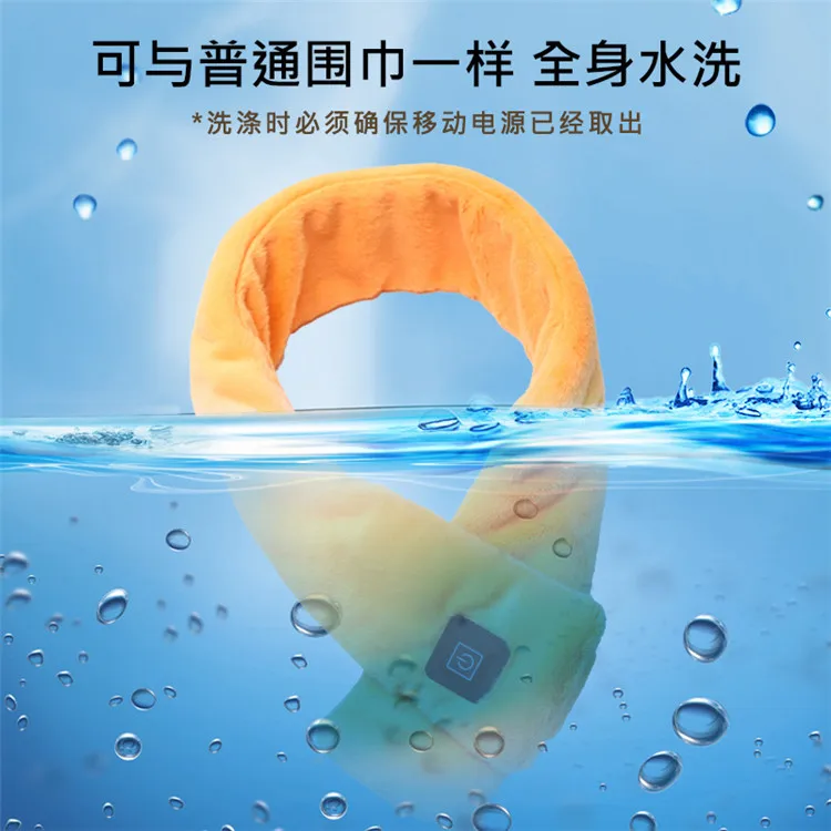 Factory Supply Guaranteed Quality Women Heated Scarf Neck Mini Heated Neck Wrap Winter USB Heated Neck Warmer Scarf