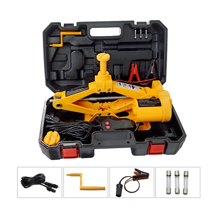 
Wholesales 12V 3 Tons Car Electric Jacks Tire Replacing Tool Hydraulic Floor Jack Set Impact Wrench Auto Lifting Repair Tool 