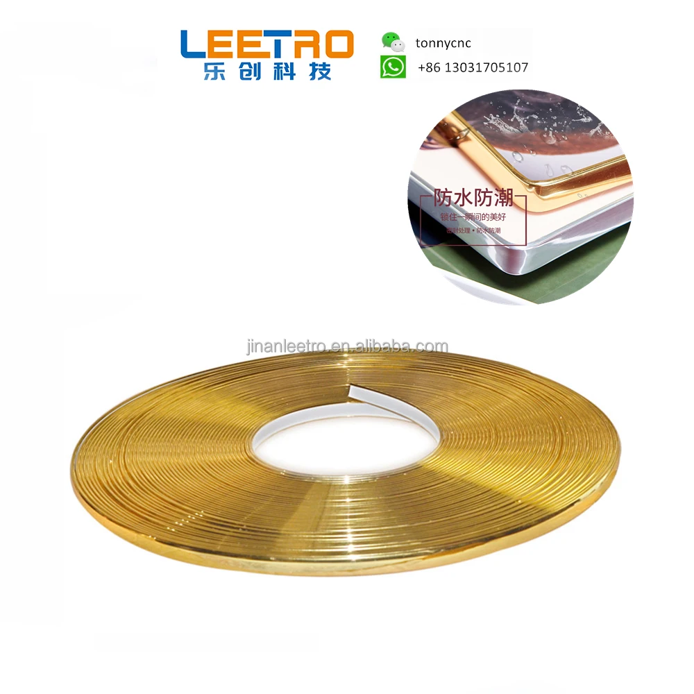 U-образная декоративная пластиковая полоса с высоким глянцем из ПВХ, 12 мм