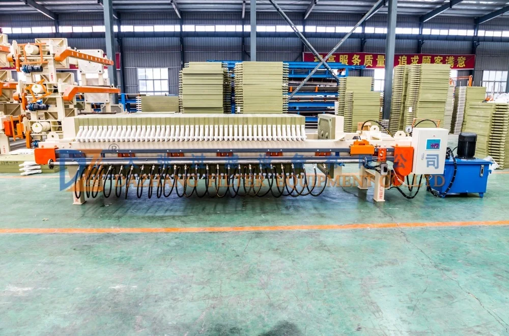 Dazhang High pressure filtering machine automatic membrane filter press manufacturer filtro prensa de membrana