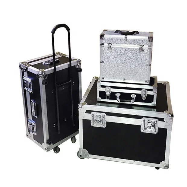 Hot Sale Aluminum Alloy Trolley Case Shockproof Flight Transport Equipment Instrument Case With Wheels