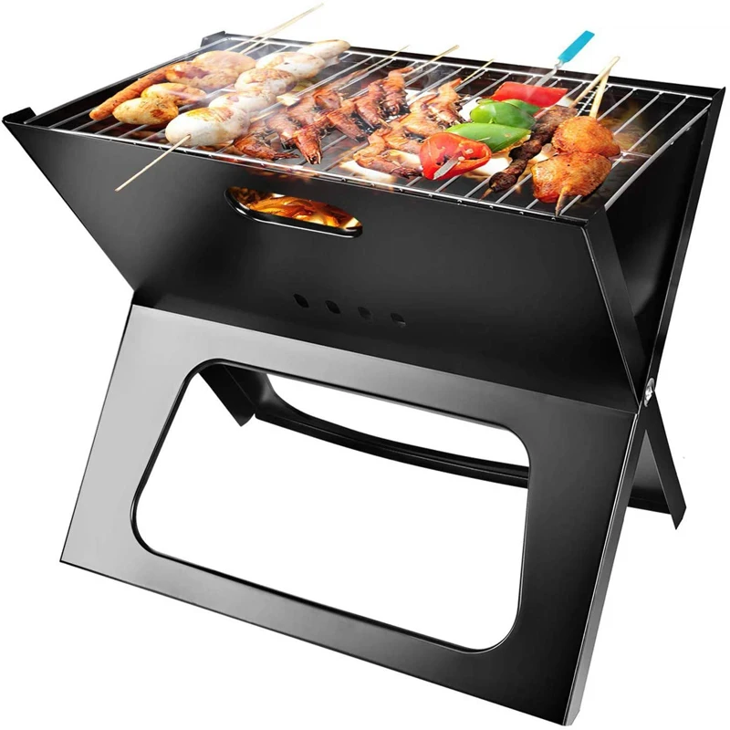 X folding  Barbecue Grill Outdoor Tabletop Charcoal barbecue  collapsible grill