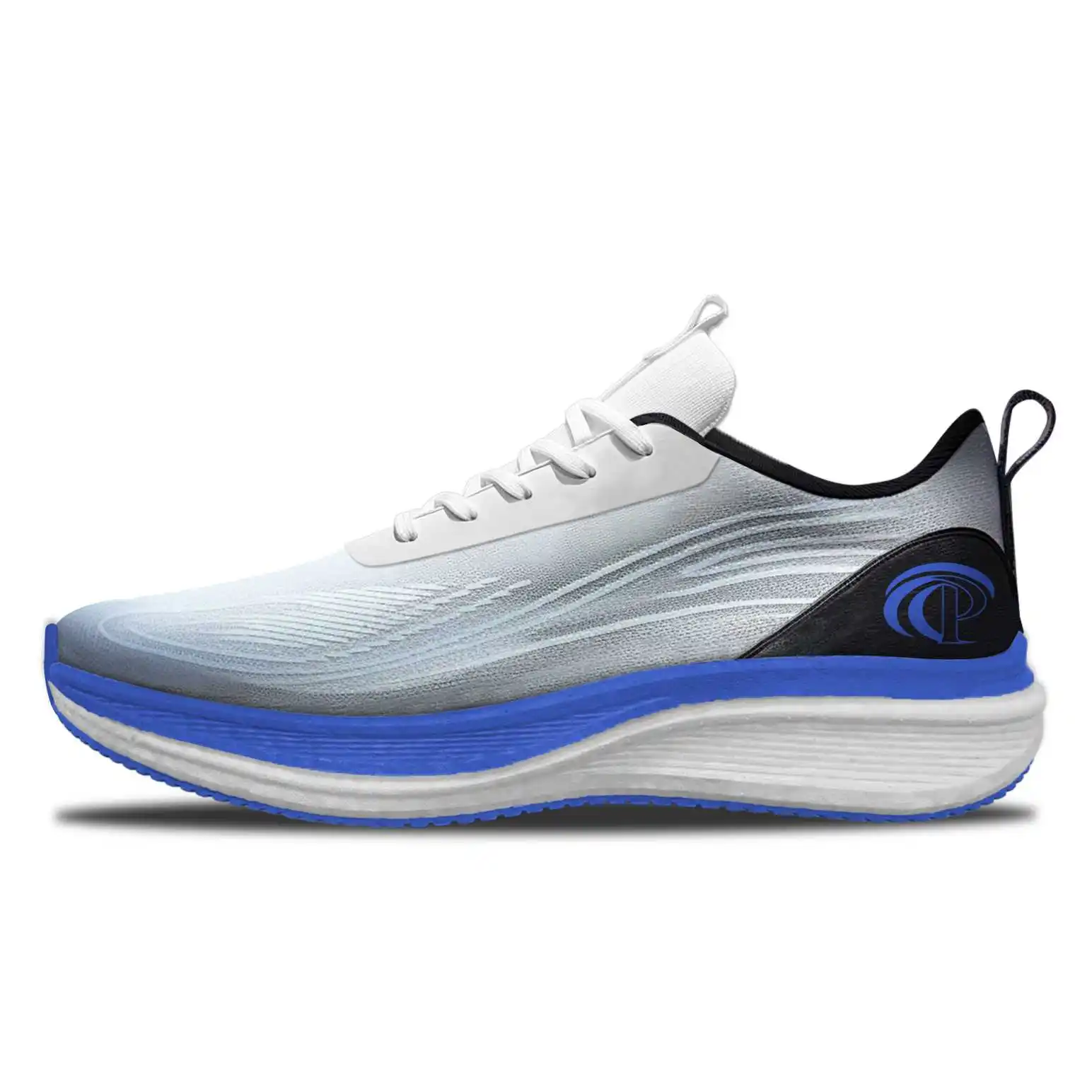 Good Quality Factory Women Soft Sole Sneaker Thick Bottom Fashion Breathable Walking Men Sports Running Shoes