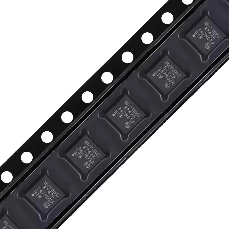 LAN8742AI LAN8742AI-CZ-TR marking 8742A-i Ethernet ICs Ethernet Buffer Driver Transceiver 10Mbps/100Mbps QFN24