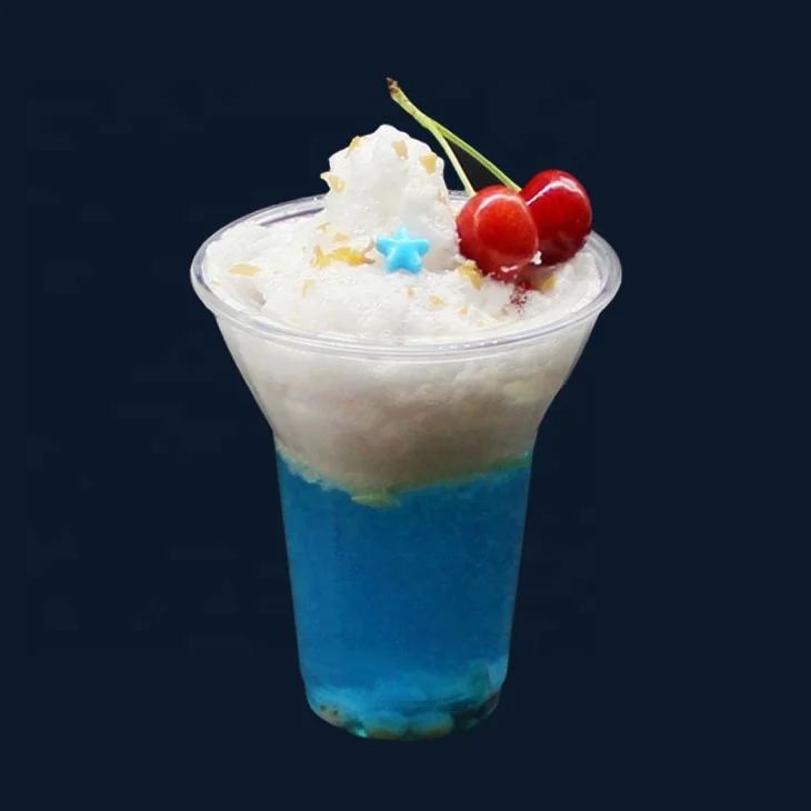 9/12oz disposable PET plastic smoothie cup