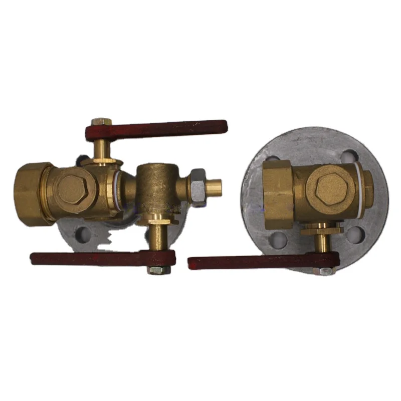 BSP NPT  brass material water level gauge valve for boilers water tank level indicator