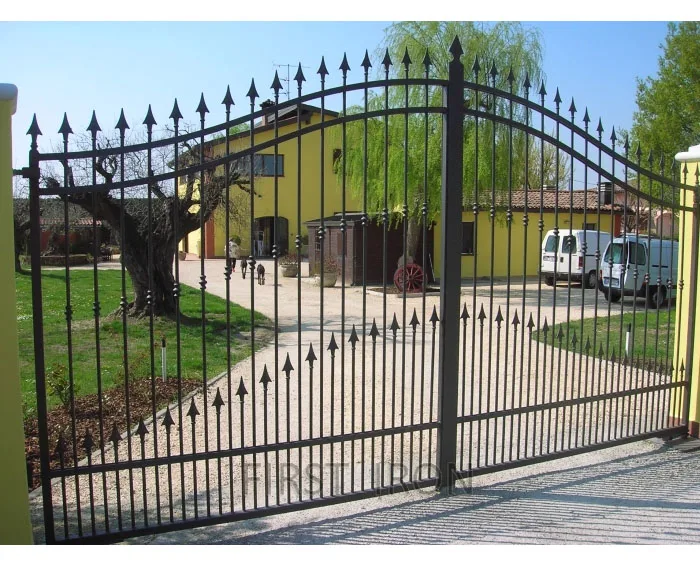 High Quality Ornamental Fence Hot Dip Galvanized Wrought Iron Gate and Fence