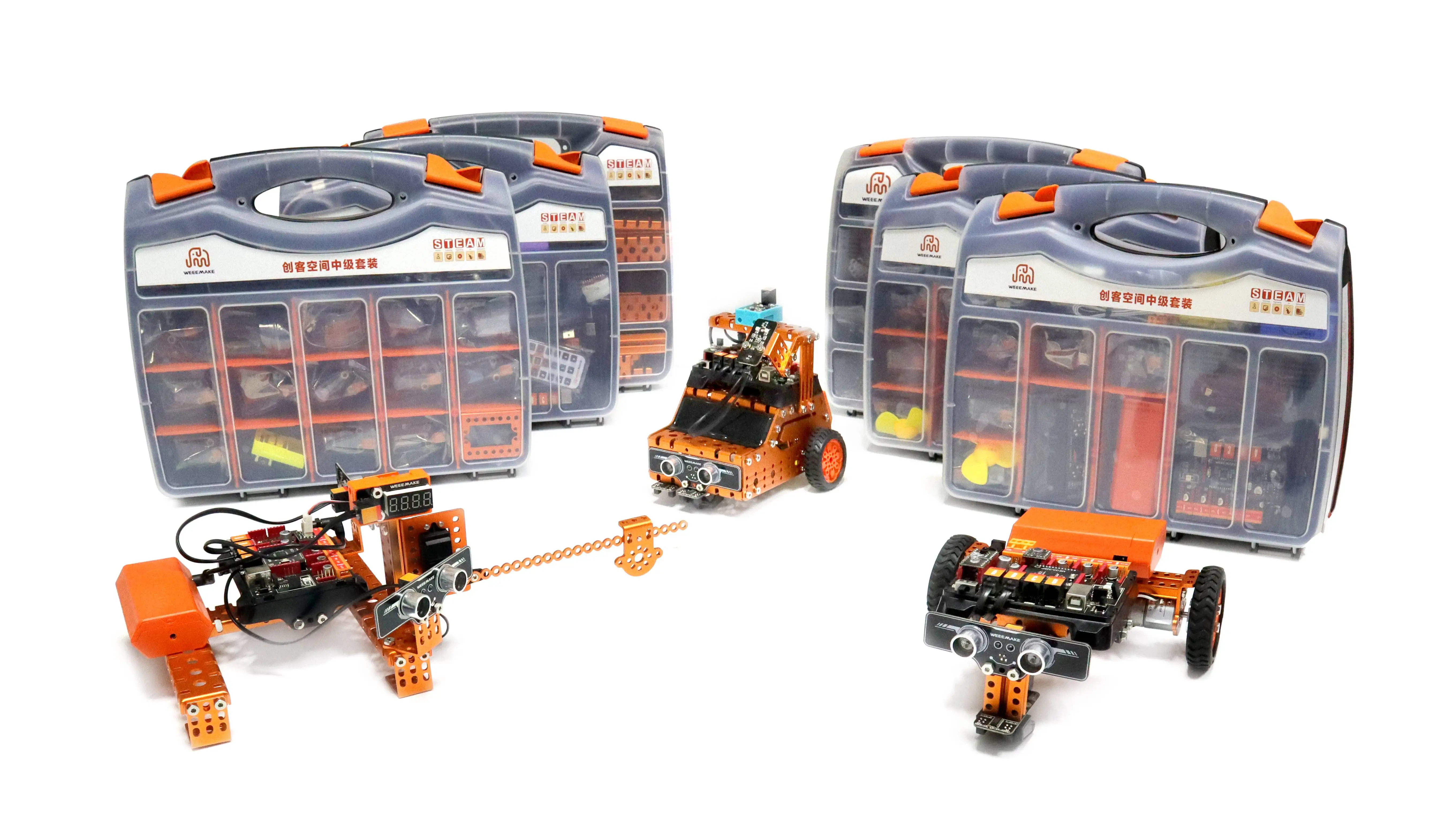 Weeemake Advanced Maker Space Kit Metal Assembly STEM Education for Kids  Programmable Educational DIY Robotic Kit